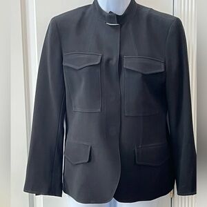 SALE DKNY mandarin Collar Blazer Jacket